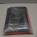 VitalCozy 12 Pcs Easter Satin Table Runners 12 x 108 Multicolor Long Satin Silk Table Runner Colorful for Graduation Wedding Birthday Party Banquet Decor(Black, Red)