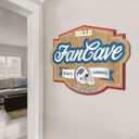 YouTheFan NFL Officially-licensed FanCave 3D wall art - ready-to-hang, 3D multi-layered construction - floating wall mount design - Perfect fan gift, One Size