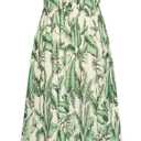 GRACE KARIN Women's 2026 Summer Floral Boho Dress Square Neck Strapped Swing A Line Sundress Beach Long Maxi Outfits, L