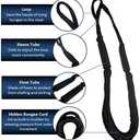 Pactrade Marine Bungee 2 Pieces Dock Line Mooring Rope 3.8ft EVA Foam Floats (Black & White)