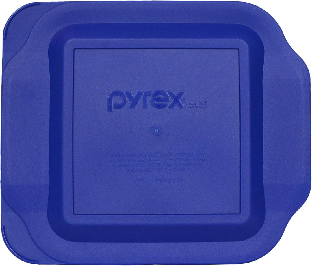 Pack of 1 Pyrex 2qt Blue Lid