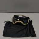 Medium Dog Sunglasses with Adjustable Strap UV Protection, Winproof Dog Puppy Sunglasses, Suitable for Medium Dog Pet Glasses, Dogs Eyes Protection,Soft Dog Goggles