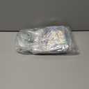 FYSUIMU 24 Pcs Bow Coquette Clear PVC Gift Bags with Handle Ribbon Holographic Bowknot Party Favor Bags Treat Tote Bag for Wedding Birthday Baby Shower Mother's Day Bachelorette Party