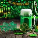 Max Fun 188Pcs St Patricks Day Accessories Party Favors Set, Saint Patricks Day Decorations Irish Decor for Kids, Green Beads Shamrock for Parades Party Supplies