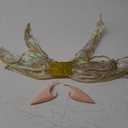 Large Gold Fairy Wings for Adults Dress Up Sparkling Sheer Wings Butterfly Fairy Halloween Costume Angel Wings for Women