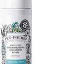 Poo-Pourri Rinse-Free Deodorizing Dry Shampoo for Dogs & Cats  Moisturizing Skin & Coat Soothing Formula - Plant Based Ingredients  Pineapple, Jasmine & Pear  No Rinse Foam Shampoo for Pet Odor