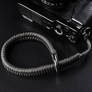 Qiang Ni Camera Wrist Strap - Paracord High-end Camera Hand Strap Wrist Lanyard for DSLR or Mirrorless Camera - Black
