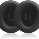 Replacement Earpads for Anker Soundcore Life Q30 & Q35 Headphones, Ear Cushions Headset Earpads Ear Cups Cover Repair Parts (Black)