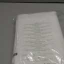 RYB HOME White Curtains Sheer - Linen Texture Sheer Window Covering, Light & Airy Translucent Panels for Bedroom Living Room Patio Glass Door, 52 inch Width x 95 inch Length, Set of 2