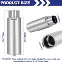 6" Tall Stack Extension Adapters for 2-Post Lift, 4Pcs Heavy Duty Truck Lift Adapters with 49mm Pin Diameter, 12,000 lbs Capacity #45 Steel Lifting Extensions for SUVs and Trucks with Running Boards