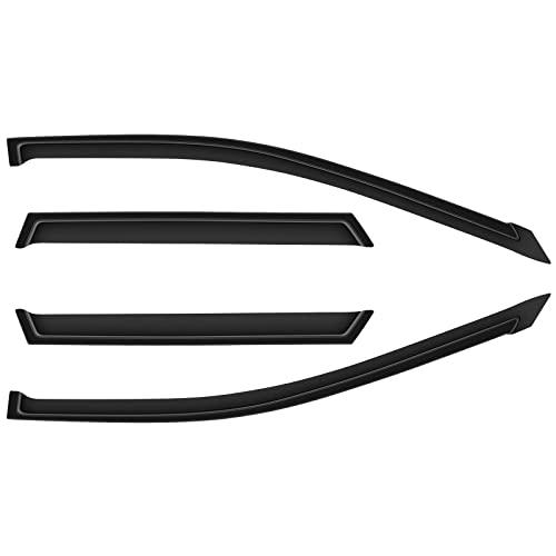 Window Visors Rain Guards Compatible with 2003-2007 for Nissan for Murano Outside Mount Window Wind Deflectors 4pcs