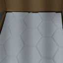 Kuchoow Mass Loaded Vinyl Soundproof Foam Wall Panels for Noise Reducing and Absorbing, Hexagon White 12 Pack 12" x 12" x 0.4” Acoustic Panel for Studio Room, Decorative Tiles for Ceiling, Door