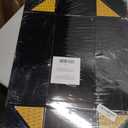 PACKQUEEN Extra Large Magnetic Black Gift Box with Window 16.3x14.2x5 In, 1 Count