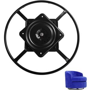24 Inch Heavy Duty Recliner Chair Swivel Ring Base Kit with 10 inch Swivel Plate, Chair Replacement Parts Bottom Mechanism