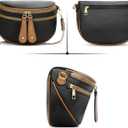 KKXIU Crossbody Sling Bag for Women Trendy Fanny Pack Vegan Leather Chest Bag | Trendy