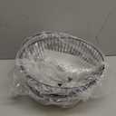 3-tier Hanging Fruit Basket for Kitchen, Removable Metal Fruit Holder with Adjustable Chain and Hook, Strong Load-bearing Vegetable and Bread Storage for Fruits, Veggies, and Household Items