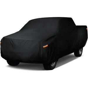 EzyShade 10-Layer Truck Cover Waterproof All Weather. See Vehicle Size-Chart for Accurate Fit. Outdoor Pickup Truck Covers - Gladiator Dakota Frontier. Sun Snow Rain. Black, Size T2 (See SizeChart)
