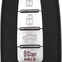 Replacement Key Fob Case Shell Fit for Hyundai Sonata 2011-2015/ Elantra 2011-2013/ Genesis 2009-2014/ Veloster 2011-2017 SY5HMFNA04 (1)