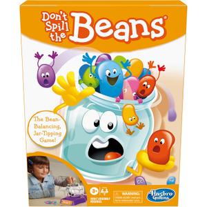 Hasbro Gaming Don't Spill The Beans Game for Kids, Easy and Fun Balancing Game for Children Ages 3 and Up, Preschool Games for 2 Players, Kids Board Games