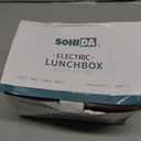 SOHIDA Electric-Lunch-Box-Heated-Food Warmer, 80W Heating Lunchbox for Adults, 2 Pack 1.5L Stainless Steel Containers, 12/24/110V Lonchera Elctrica Porttil for Work/Car