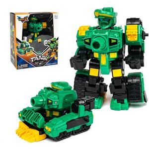 Transformable Robot Toys Transforming Tank to Robot, 5 Year Old Boy Birthday Gift, STEM Toys for Ages 5-7, Preschool Construction Building Toys for Kids, Toy for 3 4 5 6 7 8 Year Old Boy