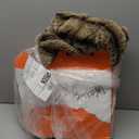 Heated Blanket Electric Twin- 62"x84" Soft Thick Faux Fur Electric Blanket for Sofa with 5 Heat Levels & 4 Hours Auto-Off Overheat Protection, Warm Cozy Gifts, Brown