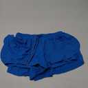 Flowy Athletic Shorts for Women Running Tennis Butterfly Shorts Girls 2-in-1 Double Layer Quick-Drying Comfy Shorts (Small, Royal Blue)