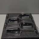 JBHO Hand Blown Italian Style Crystal Bordeaux Glasses - Great Gift Packaging - Glasses Lead-Free Premium Crystal Clear Glass - Set of 4-18 Ounce