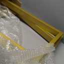 Metal Gold Table Legs 28''Inch 2Pc Trapezoid Metal Table Legs Dining Table Legs Desk Legs Bench Legs for Homes Offices Hotels Bars Without Boards