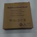 STEUGO 2 Pack Shower Caddy Corner, Bathroom Corner Shower Shelfs, Adhesive Wall Mounted Shower Caddy with 4 Movable Hooks, No Drilling Shower Shelf, Stainless Steel Silver.