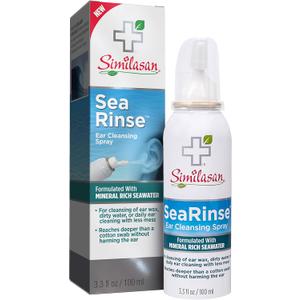 2 x Similasan SeaRinse Ear Cleansing Spray for Ear Cleaning and Ear Wax, 3.3 Fl Oz