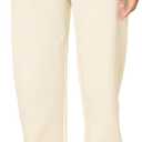 Amazon Essentials x Sofia Grainge Women's High-Rise Relaxed-Fit Jogger (Medium, Ivory)