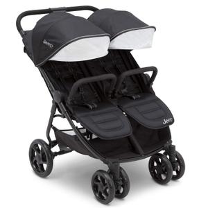 Jeep Destination Ultralight Side x Side Double Stroller, Midnight, Manufacturing Date: 2025/07