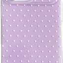 QLTYPRI Cute Phone Case for iPhone 17 Pro Max Case Polka Dot Fashion Aesthetic Design for Women Girls, Slim TPU Shockproof Protective Phone Cover for iPhone 17 Pro Max - Purple