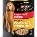 Purina Pro Plan Adult 7 Plus Beef and Rice Entree in Gravy Senior Wet Dog Food - (Pack of 12) 13 oz. Cans, BBD 11/2027