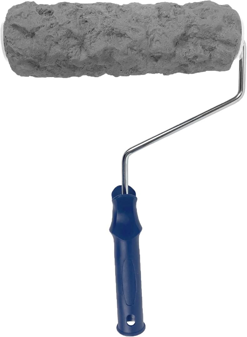 Nichiyo Concrete Texture Roller Concrete Stamp Roller Masonry Form Tool for DIY Decorative Concrete Patterns, 2 Pack 
