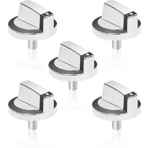Upgraded W10284885 Stove Control Knob, Cooktop Knobs Compatible with Whirlpool Range Oven Burner Replace# for W10284885 WPW10284885 PS11752001 AP6018699 (5 Pack)