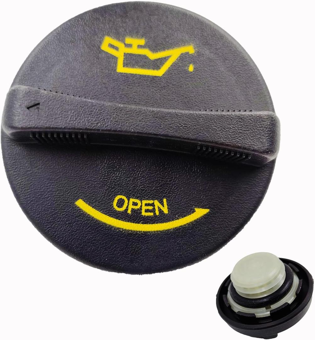 2651026620 Engine Oil Fill Cap Compatible with Hyundai 1999-2006 Accent Elantra Tiburon, fit for Kia Sportage Spectra Spectra5 OE#2651026600 2651026620