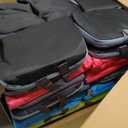 Eccliy 50 Pack Backpacks in Bulk 17 Inches Wholesale Back Pack Basic Backpack for adult Lightweight Outdoor Travel Bookbags(5 Colors), One Size