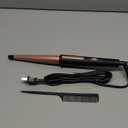 Hair Curling Wand, 0.5-1Inch Tapered Curling Iron, Professional Ceramic Hair Curler Wand with Heat-Resistant Glove, Dual Voltage (Pink) (Gold)