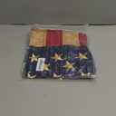 Vintage Embroidered American Flag 3x5 Ft for Outside Heavy Duty Tea Stained USA Flags with 2 Brass Grommets, Antiqued United State Flag Rustic Old Style for 4th of July 250th Anniversary