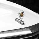 3D Fit Cadillac Emblem Car Logo Front Vehicle Hood Ornament Car Cover Chrome Eagle Badge for Cadillac Escalade XT5 XT6 CT5 CT4Car Accessories