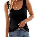 LaGracia Cashmere Tank Tops for Women Sweaters Business Casual Wool Blend Scoop Neck Sleeveless Vest for Women Summer Cropped Knit Tops Work Ladies Fall Fashion Tanks Teacher Clothes Black S