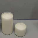 Ivory Pillar Candles Set of 3 - Dripless Unscented Candles - 3x3, 3x6 & 3x9 Decorative Candles for Home Decor & Table Centerpieces, PARNOO