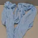 Belsen Summer Cotton Blend Crinkle Vintage Soft Scarf Fashion Solid Scarf Wrap Shawl (Bright Blue)