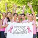 2 x Sureio Breast Cancer Awareness Party Favors for Women Beaded Bracelet Pink Ribbon for Charity Fundraiser Inspirational Gifts (Multicolor)