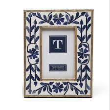 Blue Belle Bone Frame 4x6