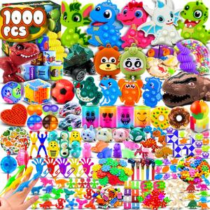 1000Pcs Party Favors for Kids,Valentine's Day Gifts, Treasure Box Toys for Classroom,Fidget Toys Bulk Pack,Prize Box for Classroom Rewards