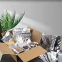 100 Pack Mylar Bags for 6x9 Stand Up Food Storage and Resealable Bags for Small Business Packaging Supplies Great for Party Favor Food Storage Bags
