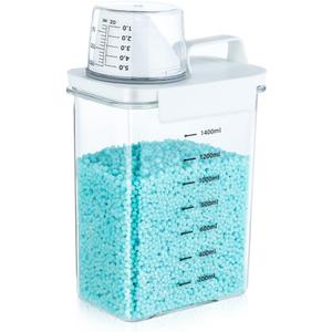 Tokokimo Laundry Detergent Dispenser - Powder Container & Scent Booster Beads Dispenser for Laundry Room Organization (61 oz-1 pack)